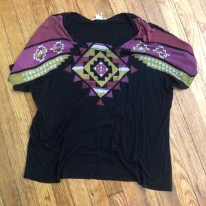 Urban Outfitters Loose Patterned Top, S/M